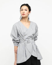 Load image into Gallery viewer, PUFFY BELTED BLOUSE - OSMOSE ONLINE SHOPPING