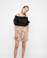 Load image into Gallery viewer, BOW PUFFY OFFSHOULDER BLOUSE - OSMOSE ONLINE SHOPPING