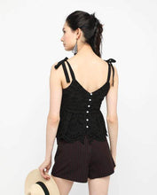 Load image into Gallery viewer, EYELET PEPLUM SPAG - OSMOSE ONLINE SHOPPING