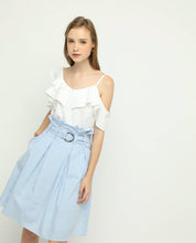 Load image into Gallery viewer, PINSTRIPES BELTED MIDI - OSMOSE ONLINE SHOPPING