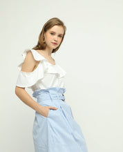 Load image into Gallery viewer, PINSTRIPES BELTED MIDI - OSMOSE ONLINE SHOPPING