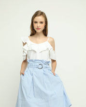 Load image into Gallery viewer, PINSTRIPES BELTED MIDI - OSMOSE ONLINE SHOPPING