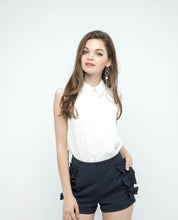 Load image into Gallery viewer, OPHELIA RUFFLED HEM SHORTS - OSMOSE ONLINE SHOPPING