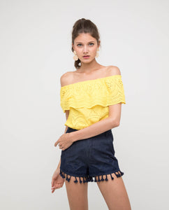 SONIA TASSEL FRINGE SHORTS - OSMOSE ONLINE SHOPPING