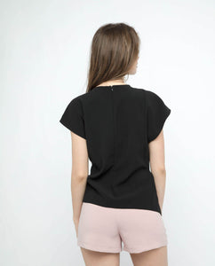 ASYMMETRICAL WRAP BLOUSE - OSMOSE ONLINE SHOPPING