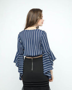 FLUTED HEM LACE SKIRT - OSMOSE ONLINE SHOPPING