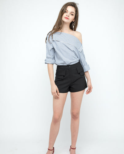 SIENNA BUTTON TOP - OSMOSE ONLINE SHOPPING
