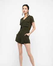 Load image into Gallery viewer, UTILITY SLEEVED ROMPER - OSMOSE ONLINE SHOPPING