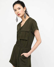 Load image into Gallery viewer, UTILITY SLEEVED ROMPER - OSMOSE ONLINE SHOPPING