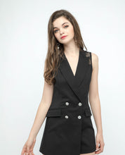 Load image into Gallery viewer, DANA TAILORED VEST ROMPER - OSMOSE ONLINE SHOPPING