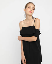 Load image into Gallery viewer, COLDSHOULDER SHIFT DRESS - OSMOSE ONLINE SHOPPING
