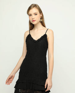 ROCHELLA ASYMMETRICAL LACE DRESS - OSMOSE ONLINE SHOPPING