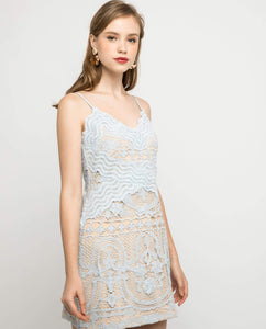 SERENITY LACE OVERLAY DRESS - OSMOSE ONLINE SHOPPING