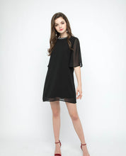 Load image into Gallery viewer, CHIFFON OVERLAY BASIC DRESS - OSMOSE ONLINE SHOPPING