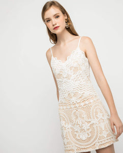 SERENITY LACE OVERLAY DRESS - OSMOSE ONLINE SHOPPING