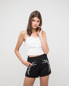 BELINDA PLEATED FRONT TOP - OSMOSE ONLINE SHOPPING